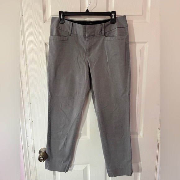 Banana Republic Gray Straight-Leg Pants Size 10 - Picture 1 of 11